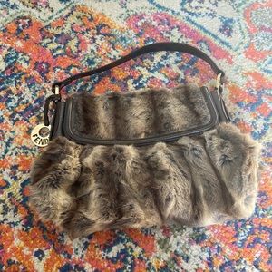 Vintage Fendi Rabbit Fur Purse